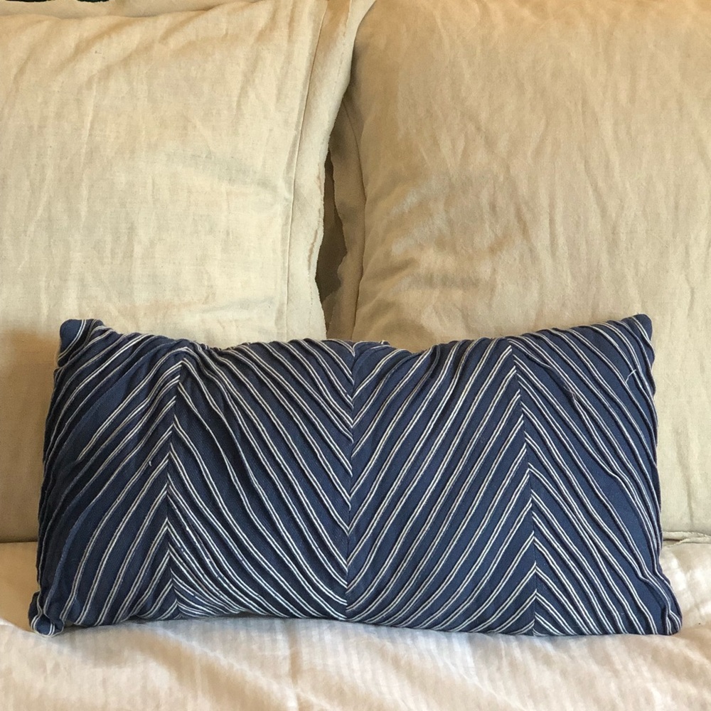 LIKE NEW lumbar decorative pillow